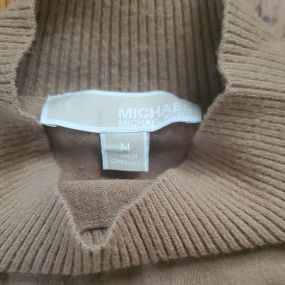 Michael Kors - Beige Turtleneck Sweater - Picture 2 of 5